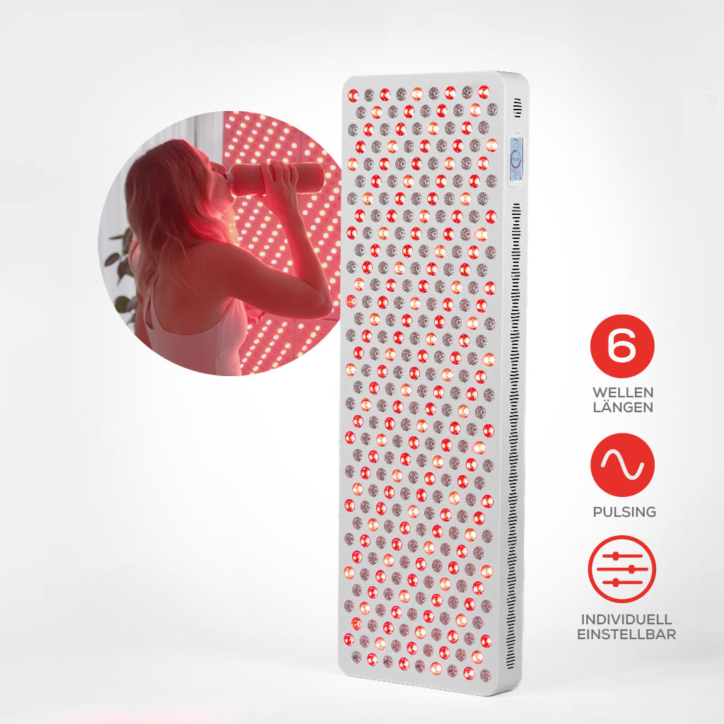 heilys Gen300 Rotlichtpanel für Therapie, Regeneration und Hautgesundheit